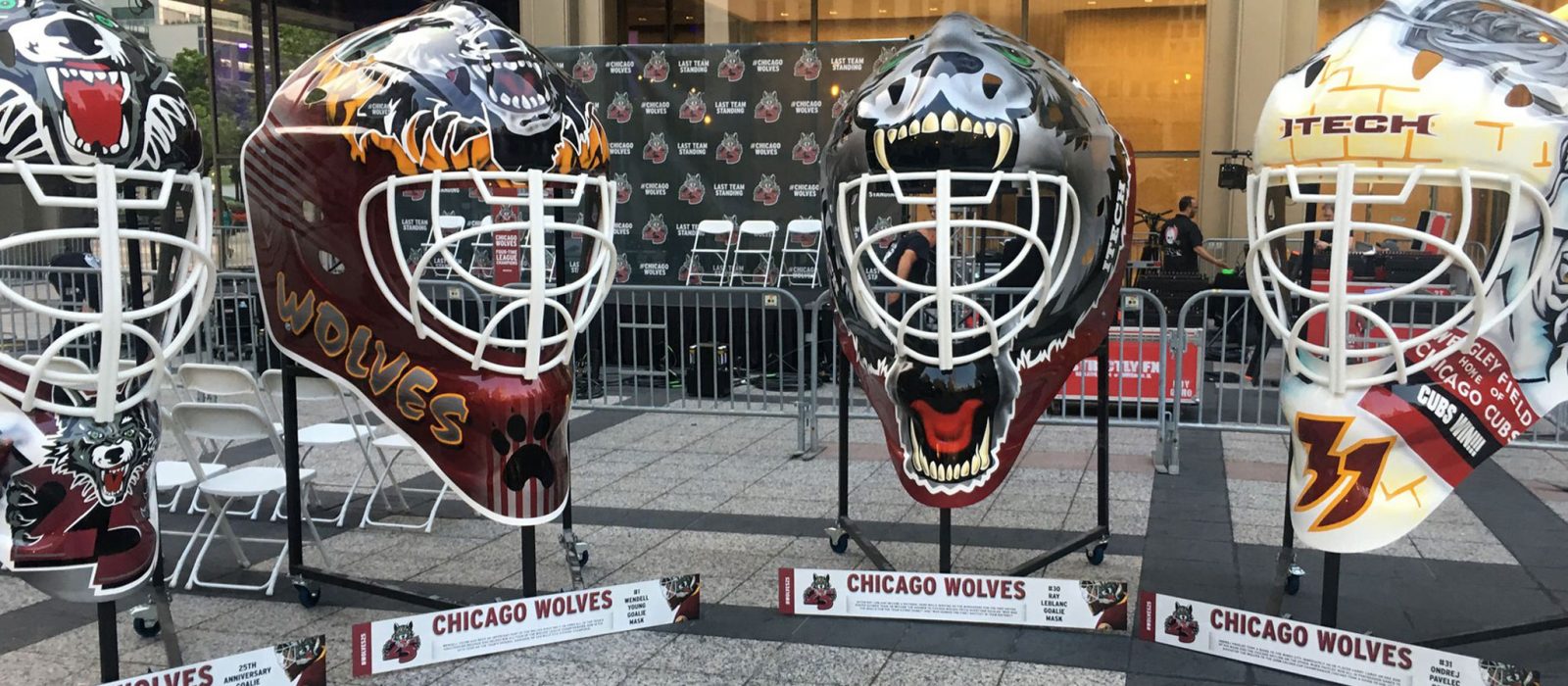 Where to find the Wolves masks on Michigan Avenue